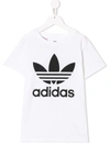 Adidas Originals Kids T-shirt Trefoil Tee For For Boys And For Girls In White