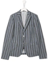 DONDUP TEEN STRIPED BLAZER