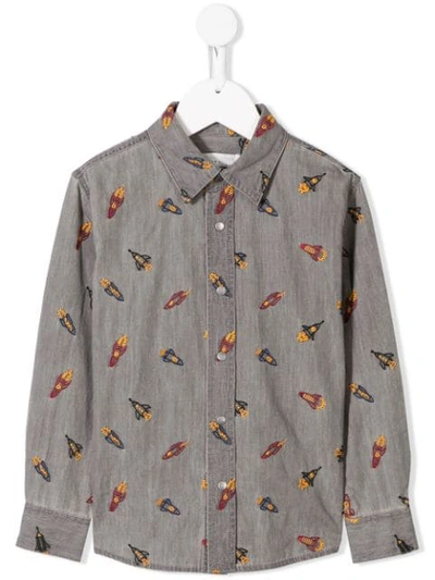 STELLA MCCARTNEY EMBROIDERED ROCKET SHIRT 