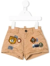 DSQUARED2 PATCHES DENIM SHORTS