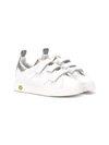 Golden Goose Touch Strap Trainers In White