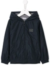 Dolce & Gabbana Classic Rain Jacket In Blue