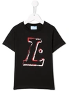 LANVIN ENFANT PRINTED LOGO T-SHIRT