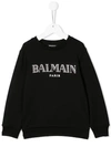 BALMAIN LOGO PRINT SWEATSHIRT