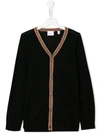 BURBERRY BUTTON UP CARDIGAN