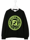 FENDI PRINTED LOGO SWEATSHIRT