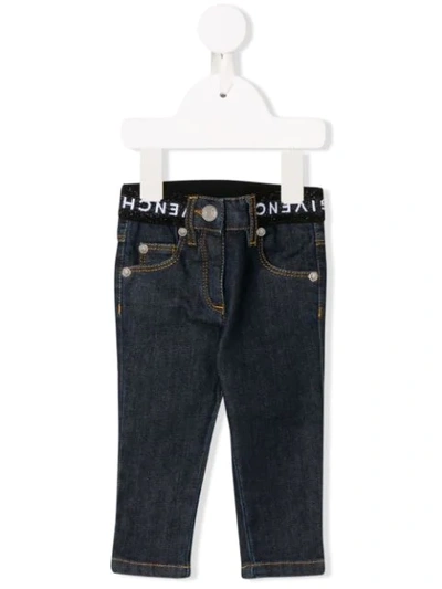Givenchy Denim Babygirl Jeans With White Logo