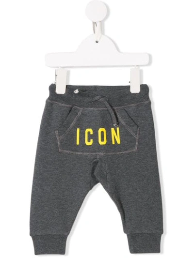 Dsquared2 Babies' Grey Cotton Sweatpants