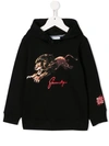 GIVENCHY LOOSE-FIT LION PRINT HOODIE
