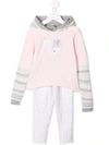 LAPIN HOUSE HEART PATCH TRACKSUIT SET
