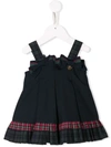 LAPIN HOUSE CHECKED PANEL DRESS