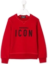 DSQUARED2 LOGO PRINT SWEATSHIRT