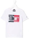 TOMMY HILFIGER JUNIOR CONTRAST LOGO T-SHIRT