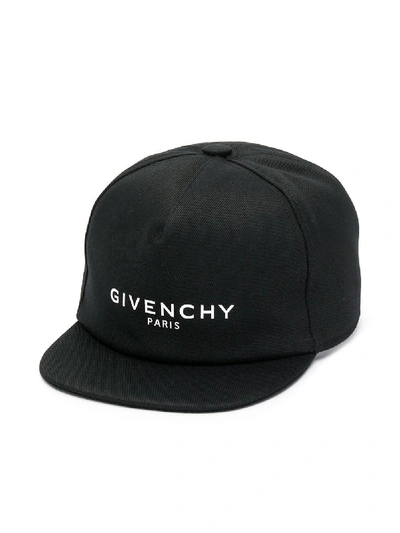 Givenchy Kids' Embroidered Cap In Black