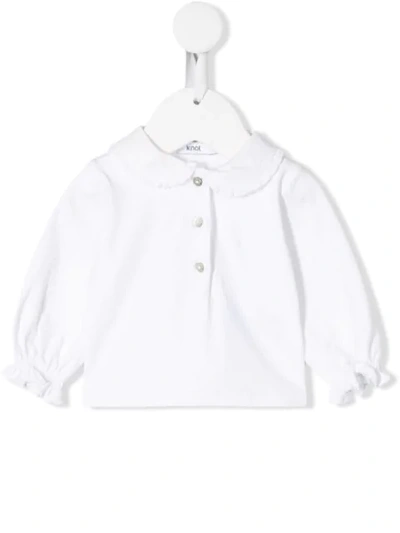 Knot Babies' Hope Polo Top In White