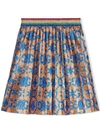 GUCCI CHILDREN'S GG BEES AND STARS JACQUARD SKIRT