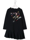 MSGM SEQUIN EMBELLISHED DRESS