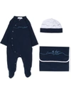 EMPORIO ARMANI LOGO PRINT BABYGROW SET