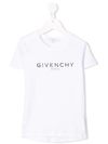 GIVENCHY DISTRESSED LOGO T-SHIRT