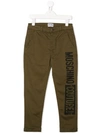 MOSCHINO LOGO PRINT TROUSERS