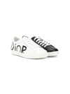 BABY DIOR TWO-TONE LOGO SNEAKERS