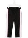 DOLCE & GABBANA SIDE STRIPE TRACK PANTS