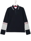 HUGO BOSS TEEN LONG SLEEVED POLO SHIRT