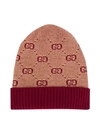 GUCCI KNITTED GG BEANIE