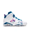 Jordan Teen Air  6 Retro Sneakers In White