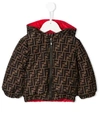 FENDI WENDBARE JACKE MIT FF-MUSTER