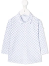 Aletta Star Print Shirt In White