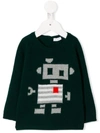 IL GUFO WOOL KNIT ROBOT JUMPER