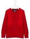 RALPH LAUREN CABLE KNIT JUMPER