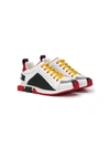 DOLCE & GABBANA TEEN COLOUR BLOCKED trainers