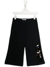 MSGM SEQUIN-EMBELLISHED TROUSERS