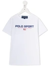 Polo Ralph Lauren Graphic Logo-print T-shirt In White