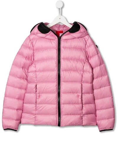 Ai Riders On The Storm Teen Padded Jacket In Pink
