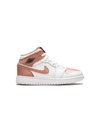 Jordan Air  1 Mid Sneakers In White