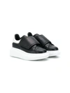 ALEXANDER MCQUEEN TOUCH-STRAP EXTENDED SOLE SNEAKERS