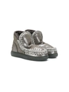 Mou Glap Eskimo Boots In Silver