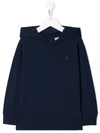 RALPH LAUREN KAPUZENPULLOVER MIT AUFGESTICKTEM LOGO