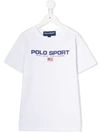 Polo Ralph Lauren Graphic Logo-print T-shirt In White