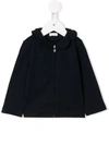 Il Gufo Scallop Collar Jacket In Blue