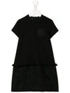 MONCLER LOGO PATCH DRESS