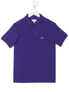 LACOSTE EMBROIDERED LOGO POLO SHIRT