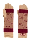 GUCCI GG KNITTED GLOVES