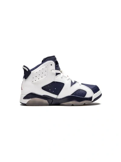 Jordan Kids' 6 Retro (ps)运动鞋 In Blue