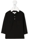 ALETTA BUTTON DETAIL JERSEY T-SHIRT