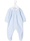 Siola Gathered Front Pyjama In Blue