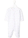Kissy Kissy Hatchlings Footie Printed Overalls In White